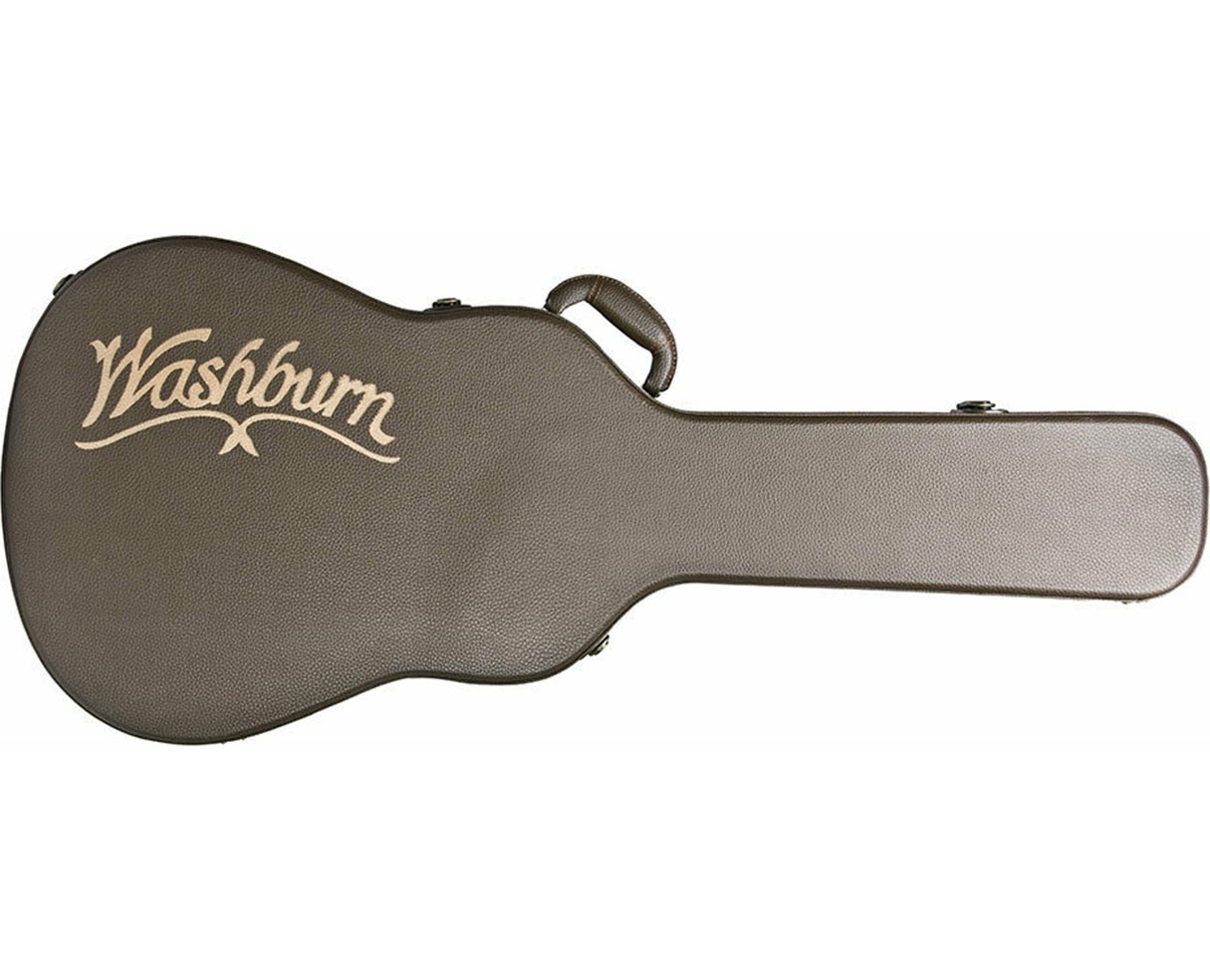 Washburn GCFDLX Deluxe Acoustic Folk Guitar Hardshell Case - Open Box
