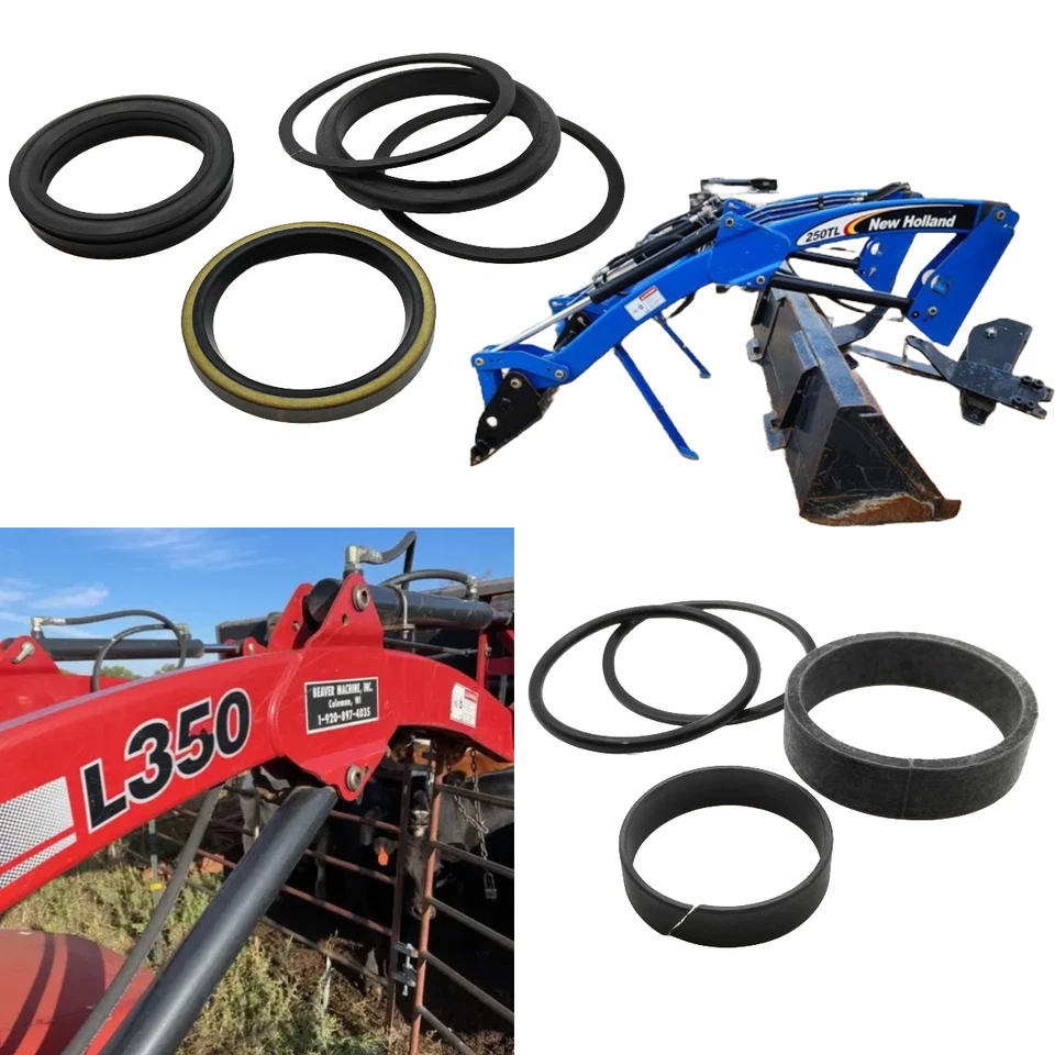 Lift Cylinder Seal Fits Some New Holland Case Loaders Replaces 87311857 86564981 - Image 3 of 4