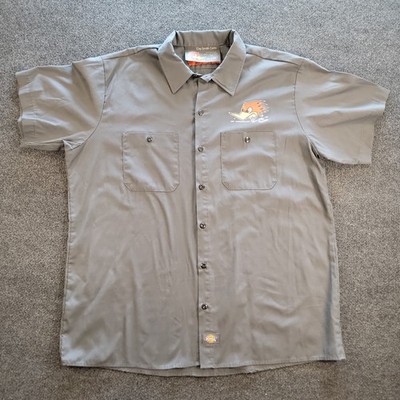 Mr Horsepower Clay Smith Cams Work Shirt Mens XL Gray Black Racing Hot Rod
