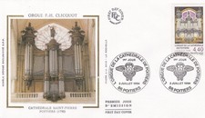 FRANCE 1994 FDC L'ORGUE DE LA CATHEDRALE DE POITIERS YT 2890