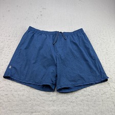 Rhone Shorts Mens Large Blue Swift Knit Athletic Performance Gym Training Lined