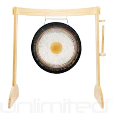 24" to 30" Paiste Symphonic Gongs on Small Lunaphonic Gong Stand