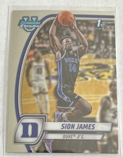 2025 Bowman Chrome U Duke Sion James 1st Bowman #63