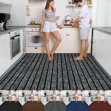 American Vintage Living Room carpet Washable PVC Floor Mats Non-Slip Kitchen Rug