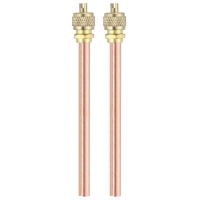 2 Stück Serviceventile für Füllung, 1/4'' OD x 10,3 cm Länge für Access