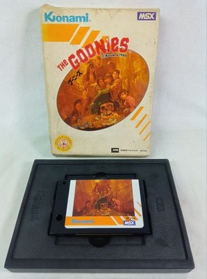 Konami The Goonies MSX Japanese ROM Cartridge With Box 1986 Untested