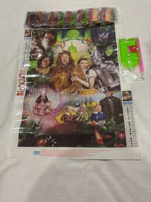 DIY Diamond Art Painting, Full Rhinestones, Embroidery Kit Craft Wizard Of Oz