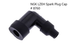 NGK  Spark Plug Cap LZEH - Cover 90º #8760 - NON Resistor