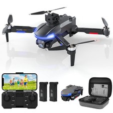 Drone with for , 1080P HD FPV Foldable Drones for Beginners, Brushless Motor ...