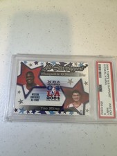 2004 TOPPS ALL-STAR SUPPORT RELICS #ASROM SHAQ O’NEAL YAO MING PSA 9 pop 3