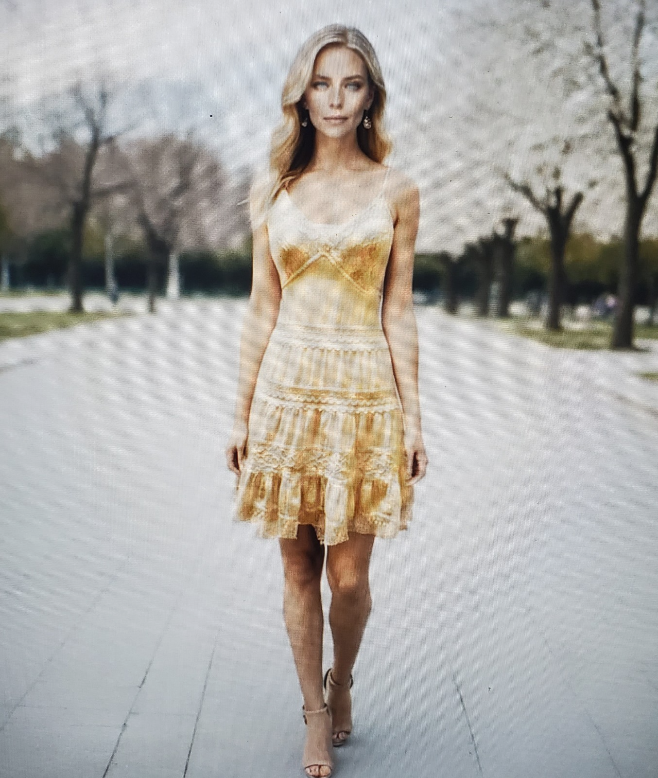 VINTAGE 70's SCULLY  Women's White Lace Dress Small 2 Boho Coquette Indie Dainty