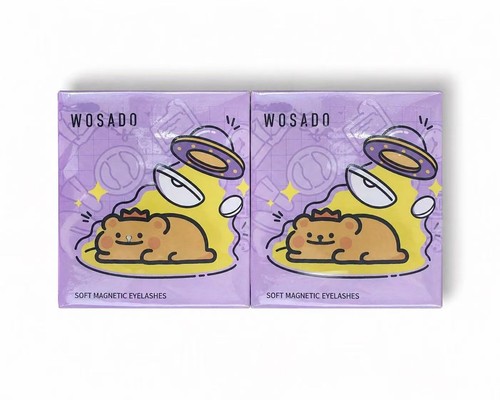 WOSADO x BearisBug Soft Magnetic Eyelashes No.18 Velvet Black 2-Pack Bundle