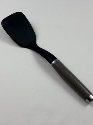 KitchenAid Spatula Black/Gray Nylons Heat Resistant Nonstick Utensil Tool New