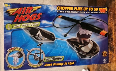#ad New Air Hogs Air pressure Hogs Sky Commander Helicopter In Sealed Box Excellent $39.00