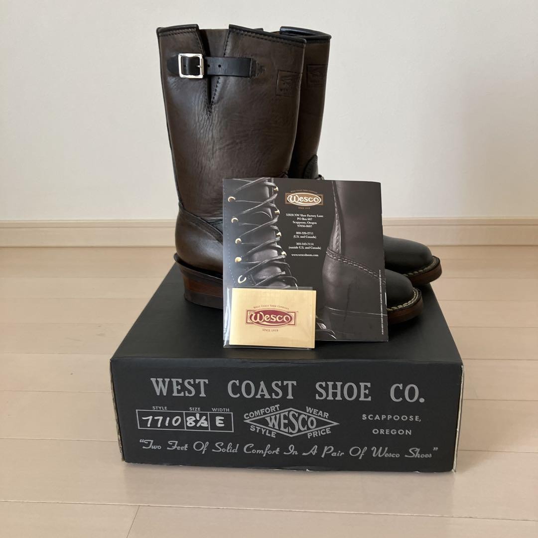 靴 WESCO HORSEHIDE NARROW ENGINEER BOOT WESCO HORSEHIDE NARROW ENGINEER BOOT US8.5E | eBay