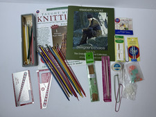 Lot of Knitting Needles and Various Items--See Pictures