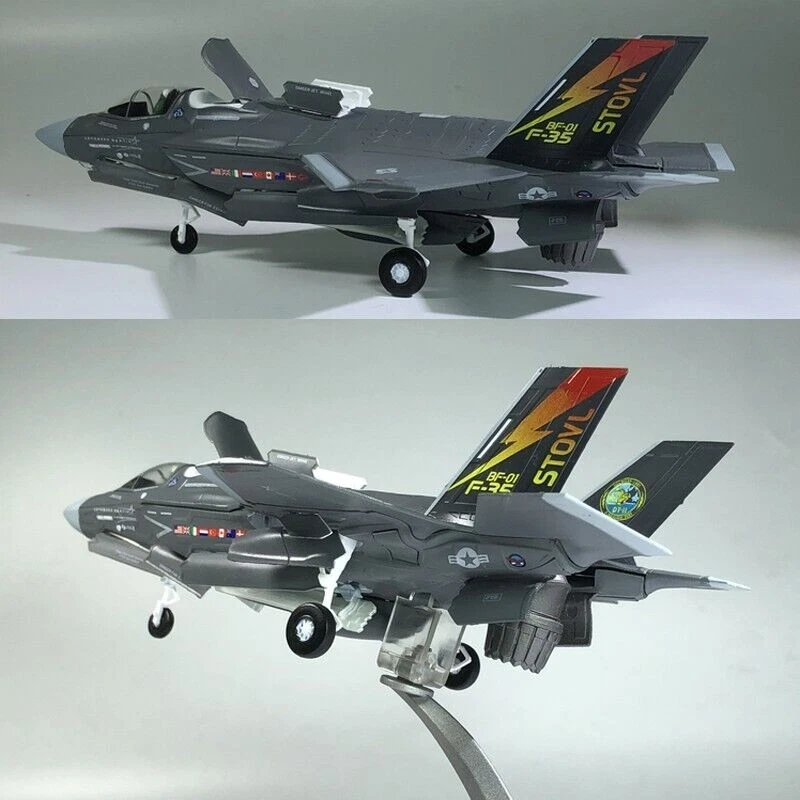 Modellino Aereo 1:72 Diecast Militare Caccia Lockheed Martin F-35B Lightning II - Immagine 3 di 4