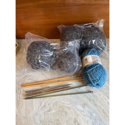 Loops & Threads Alpaca Blend Yarn Lot Blue Gray