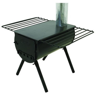 Compact Alpine Cylinder Wood Stove - Durable Design for Easy Camping Experience