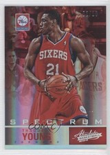 2012-13 Absolute Spectrum Platinum 2/10 Thaddeus Young #94 b9u