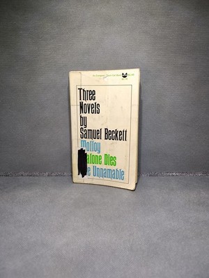 Three Novels By Samuel Beckett Molloy, Malone Dies, The Unnamable EX LIBRARY