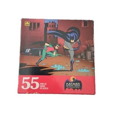 Vtg 1993 Batman The Animated Series Mini Jigsaw Puzzle Golden 55 Pcs COMPLETE