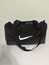 Nike Brasilia Black Gym Duffle Bag Large Swoosh DM9376