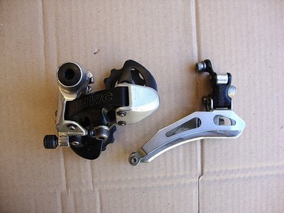Vintage Mavic 840 Rennrad 8s Schaltwerk  kurzer Käfig, inkl Mavic Umwerfer
