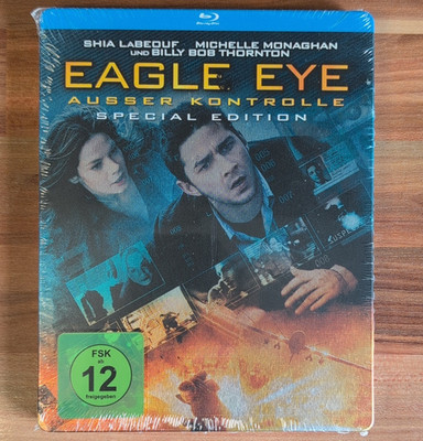 Eagle Eye   Außer Kontrolle Special Edition Steelbook Blu-ray LaBeouf FSK 12