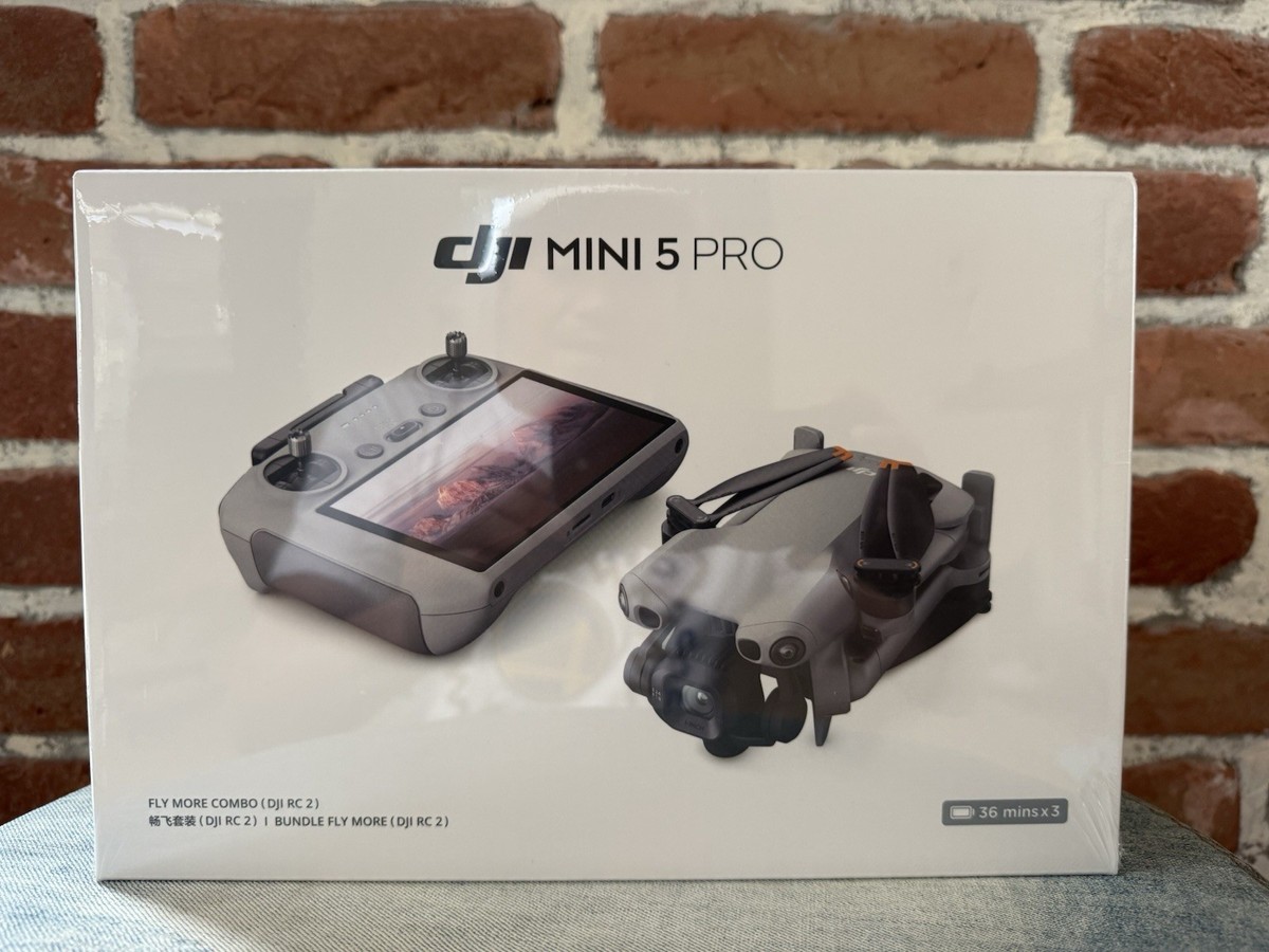 DJI Mini 5 Pro Fly More Combo 36 min 3 Batteries *NEW & SEALED* JP