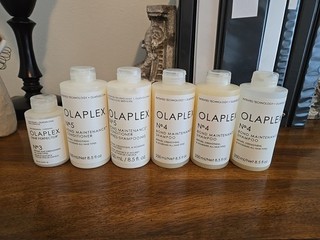 Three Olaplex No 4 and Two No.5 Plus One 3.3 No 3 "READ DESCRIPTION"