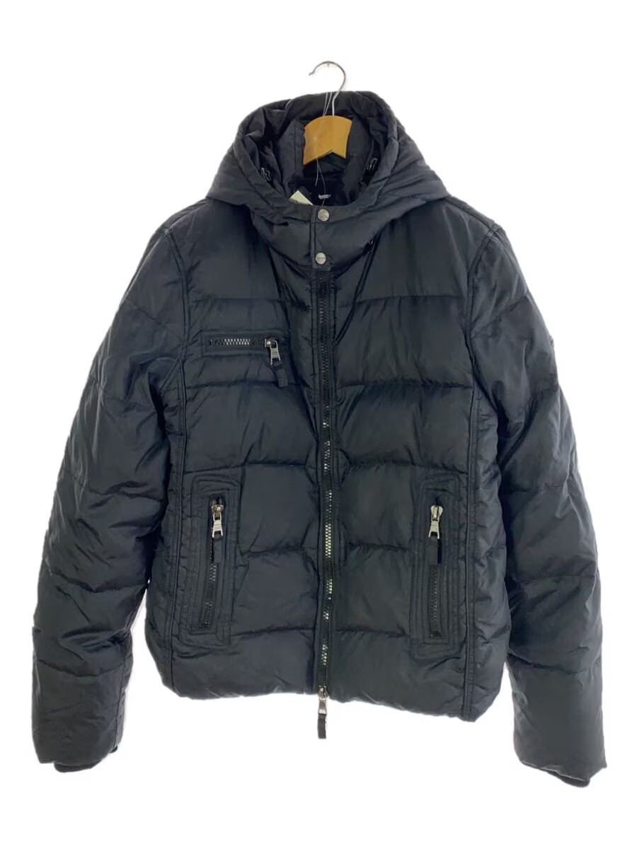 GAS Down Jacket, Large, Polyester, Black, Solid C… - image 1