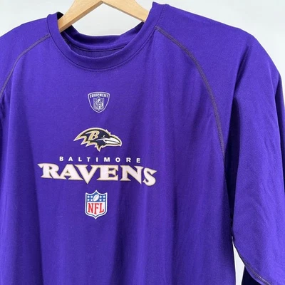 Reebok Baltimore Ravens NFL Equipment PlayDry Performance Shirt Mens XL Purple - image 1 of 4