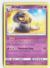Arbok 37/73 Uncommon Shining Legends Pokemon Lightly Played