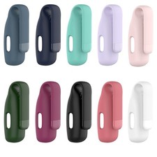 For Fitbit Inspire 3/Inspire2/Ace 3 Steel Clip Silicone Protective Case Cover