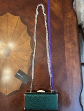 Fashion Nova Green Dress Hand Bag New with Tags Never Used Never Worn