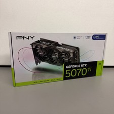 NEW PNY NVIDIA GEFORCE RTX 5070 Ti OC Triple Fan Graphics Card 16GB GPU GDDR7