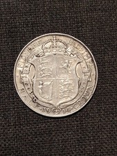 1914 Half Crown Silver UK Coin