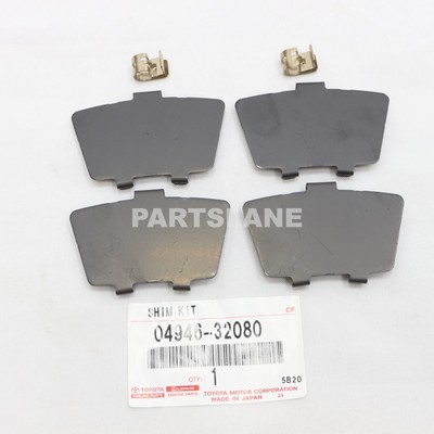 Toyota Camry Lexus ES300 Scion tC OEM Genuine Anti Squeal Shim Kit