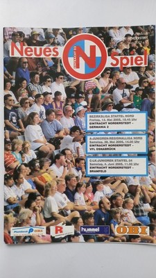 Stadionheft 04/05 Eintracht Norderstedt vs Germania Schnelsen 2 Stadionzeitung