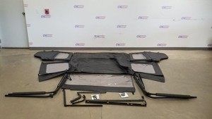 1970 JEEP CJ5 BESTOP CONVERTIBLE TOP SET WITH DOORS BLACK