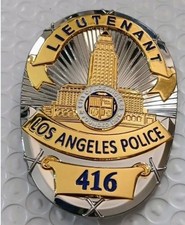 Columbo Prop. Tv Show Badge Collectors. Badge Only. Free Shipping. 