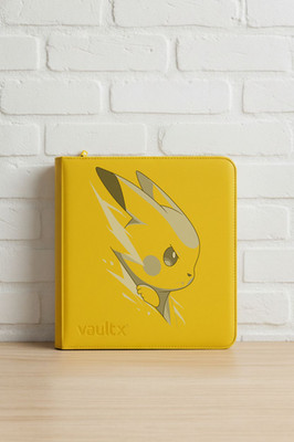 Vault x Yellow 12-Pocket Pikachu Made To Order Binder