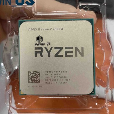 AMD Ryzen 7 1800X R7 1800X 3.6 GHz 8-Core Socket AM4 95W CPU processor
