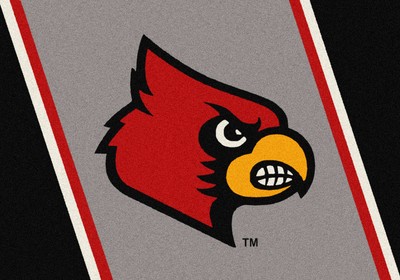8x11 Milliken Louisville Cardinals NCAA Spirit Area Rug - Approx 7'8''x10'9''