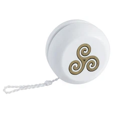 'Celtic Triskelion Triple Spiral Symbol Design' Retro Style Yo-Yo (YY00051241)