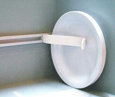 Bloque assiettes OMNI STOP Fiamma réglable avec tige de blocage en ABS