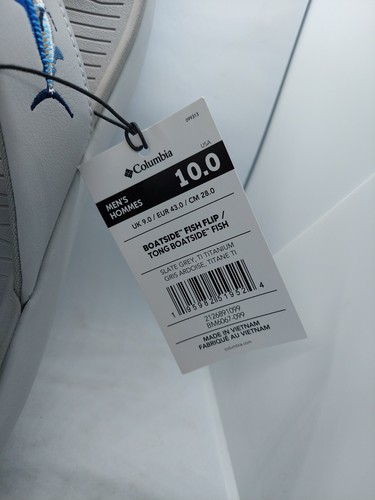 Para hombres Columbia PFG Peces Abatible SANDALIA PESCA NAVEGACIÓN GRIS PIZARRA TITANIO TALLA 10 - Imagen 2 de 9