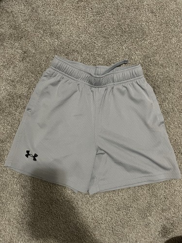 Lot of 4 Under Armour Youth Medium Athletic Shorts Kids YMD Black Navy Gray Red - Picture 2 of 13