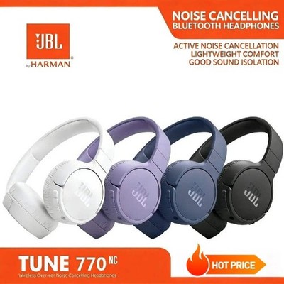 JBL Tune 770NC Headphones Wireless Bluetooth Multipoint Connection Foldable ANC